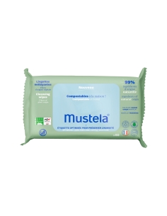 Mustela Toalhetes de Limpeza Bio 60 Unidades