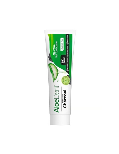 AloeDent Pasta Dentrifica com Aloé Vera e Carvão Ativado 100ml