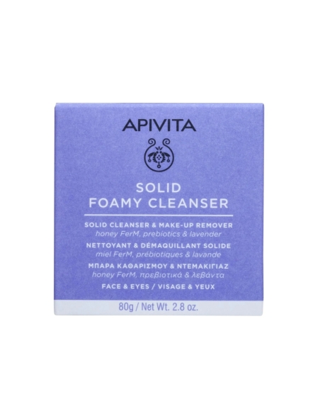 Apivita Solid Foamy Cleanser 80g