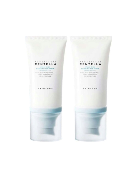 SKIN1004 Madagascar Centella Pack Hyalu-Cica Water-Fit Sérum Solar SPF50 2x50ml