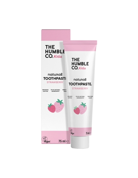 The Humble Co. Dentífrico Natural Criança Morango 75ml