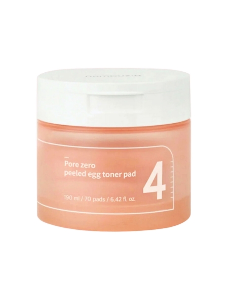 Numbuzin No.4 Pore Zero Peeled Egg Toner Pad 70uni