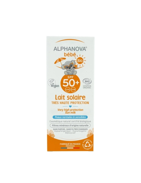 Alphanova Baby Leite Protetor Solar SPF50 50g
