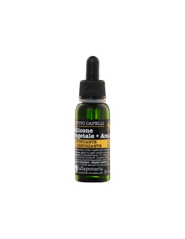 laSaponaria Silicone Vegetal e Amla Ativo para cabelo Disciplinante 30ml
