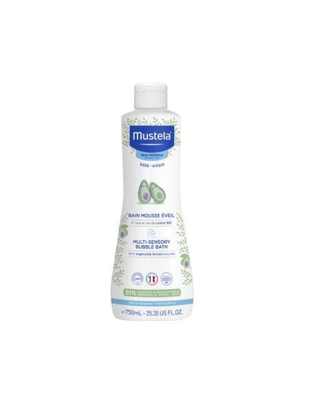 Mustela Espuma de Banho Multissensorial 750ml