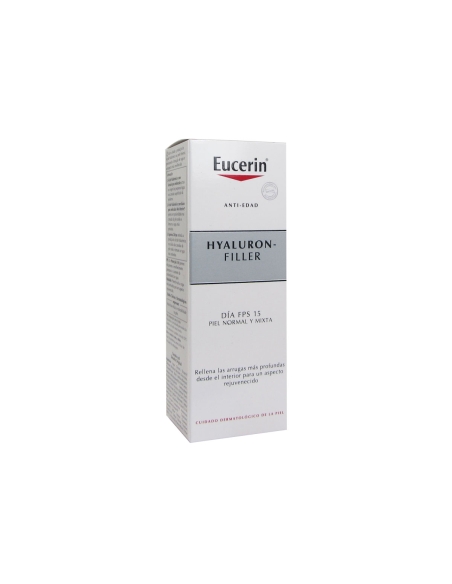 Eucerin Hyaluron Filler Anti-Rugas Creme de Dia Pele Normal a Mista 50ml