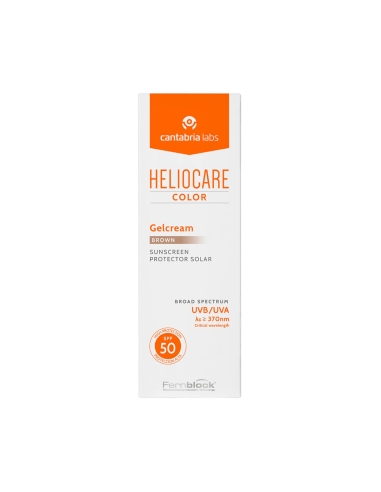 Heliocare Gelcream Brown Colour  SPF50 50ml