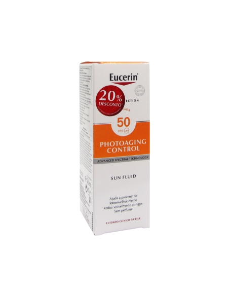 Eucerin Sun Fluido Anti-Age Rosto FPS50 50ml