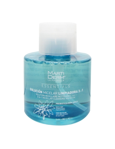 MartiDerm Solução Micelar de Limpeza 3 em 1 300ml