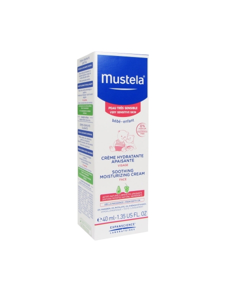 Mustela Creme Hidratante Calmante de Rosto 40ml