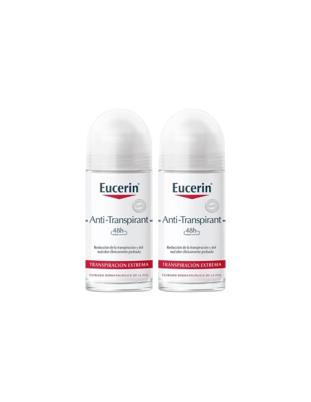 Eucerin Anti-Transpirante 48H Roll On 50mlx2