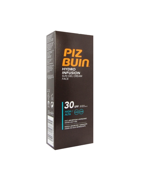 Piz Buin Hydro Infusion Creme Facial Solar em Gel SPF30 50ml