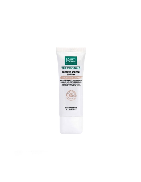 Martiderm Proteos Screen SPF 50+ Creme Facial Aperfeiçoador com Cor 40ml