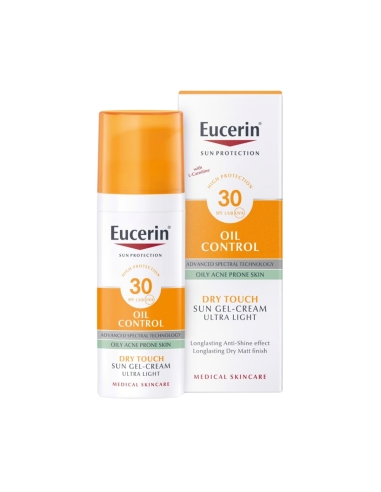 Eucerin Sun Oil Control Gel-Creme Toque Seco...