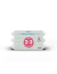 Mustela Conjunto Toalhetes Sem Fragrância 3x60Unidades