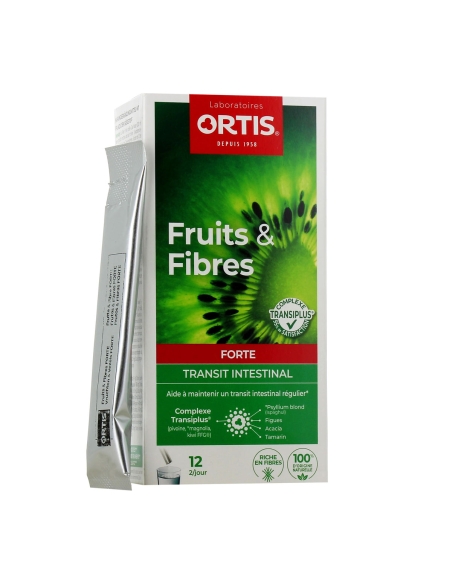 Ortis Frutos e Fibras Forte 12 Saquetas