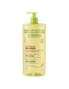 A-Derma Exomega Control Óleo Emoliente de Limpeza 1L