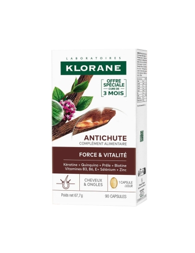 Klorane Quinina Antiqueda 90 Cápsulas