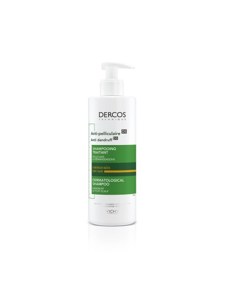Dercos Champô Anti-Caspa Cabelos Secos 390ml