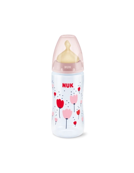 NUK First Choice Biberão Indicador Temperatura Látex 6+M L 300ml