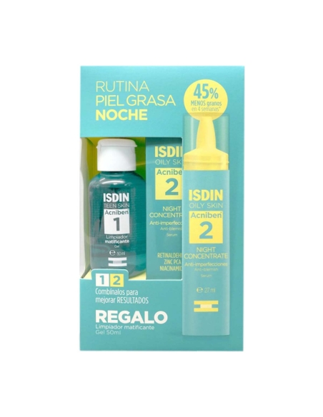 Isdin Rotina Pele Oleosa Noite