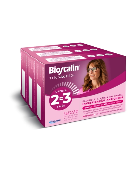 Bioscalin Pack Triplo TricoAge 50 30 Comprimidos