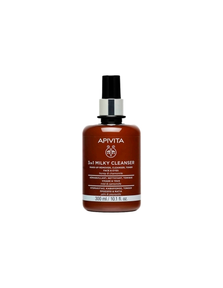 Apivita Face Cleansing Leite de Limpeza 3 em 1 Rosto e Olhos 300ml Apivita Face Cleansing Leite de Limpeza 3 em 1 Rosto e Olhos 300ml
