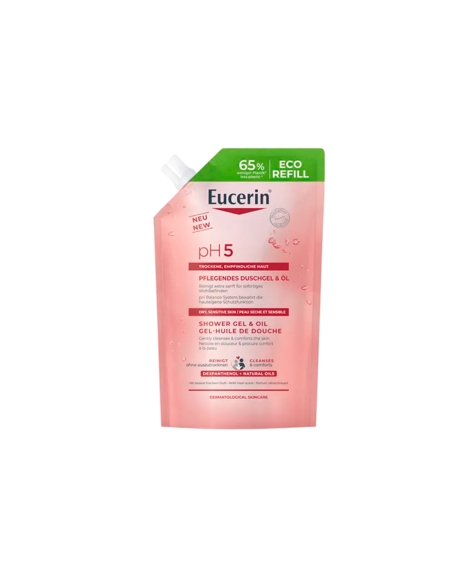 Eucerin pH5 Gel e Óleo de Duche Recarga 400ml