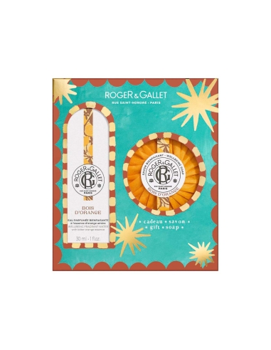 Roger Gallet Coffret Noel Bois D Orange Eau 30ml & Soap 100g