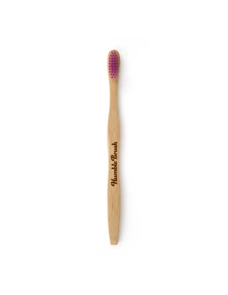 The Humble Co. Escova de Dentes de Bambu Adulto Suave Roxo
