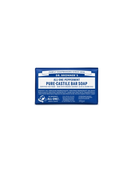 Dr. Bronner´s Sabonete de Castela Biológico Hortelã-Pimenta 140g