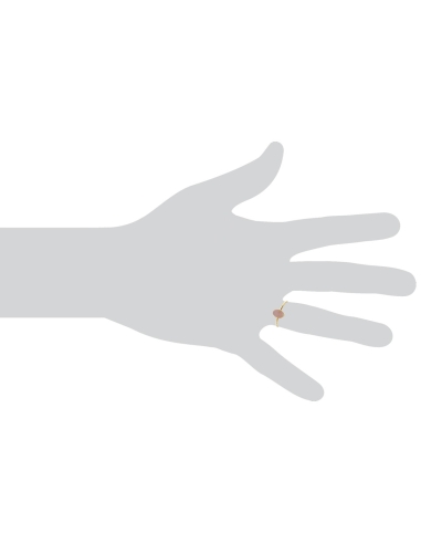 M Rio Classic Anel Ajustável Pedra Rosa Oval...