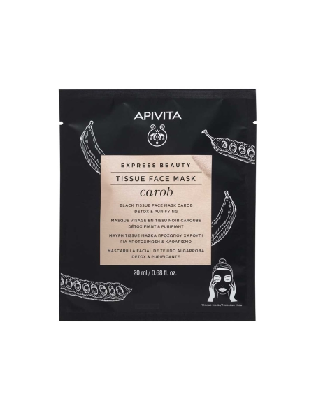 Apivita Express Beauty Máscara de Tecido Detox e Purificante 20ml