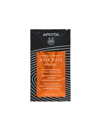 Apivita Express Beauty Máscara Capilar Brilho e Vitalidade 20ml