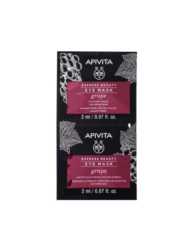 Apivita Express Beauty Máscara de Olhos Antirrugas 2x2ml