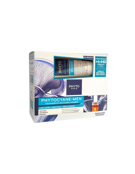 Phyto Phytocyane Cuidado Antiqueda Homem 12x3,5ml + Oferta Champo 100ml