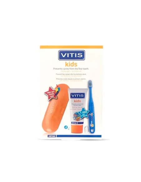 Vitis Kids Pack Gel Dentifrico e Escova de Dentes 6 Meses